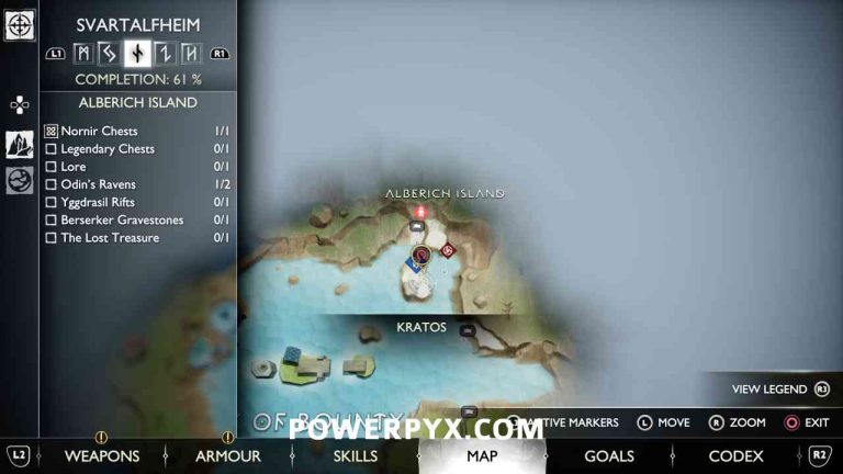 God Of War Ragnarok Washed Ashore Treasure Map Location Solution