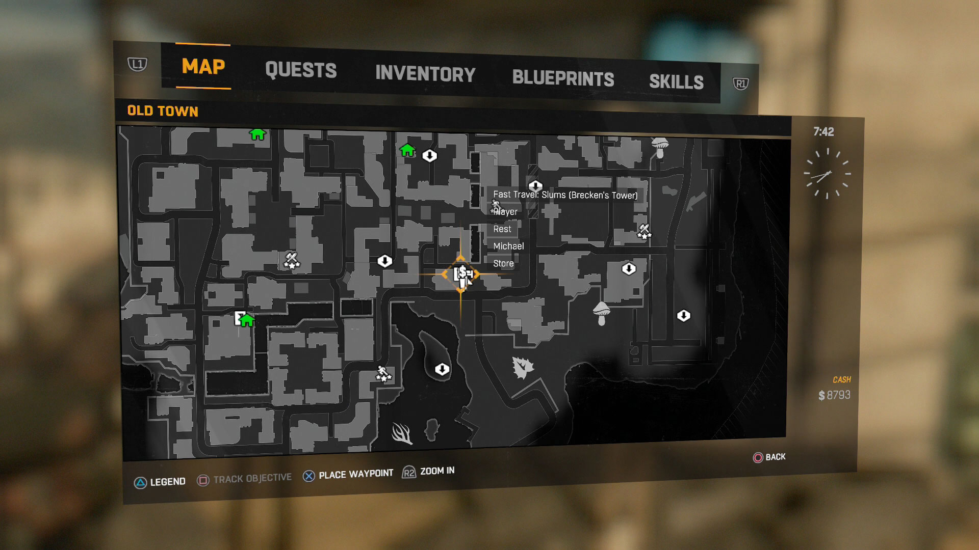 Old Town > Slums Map