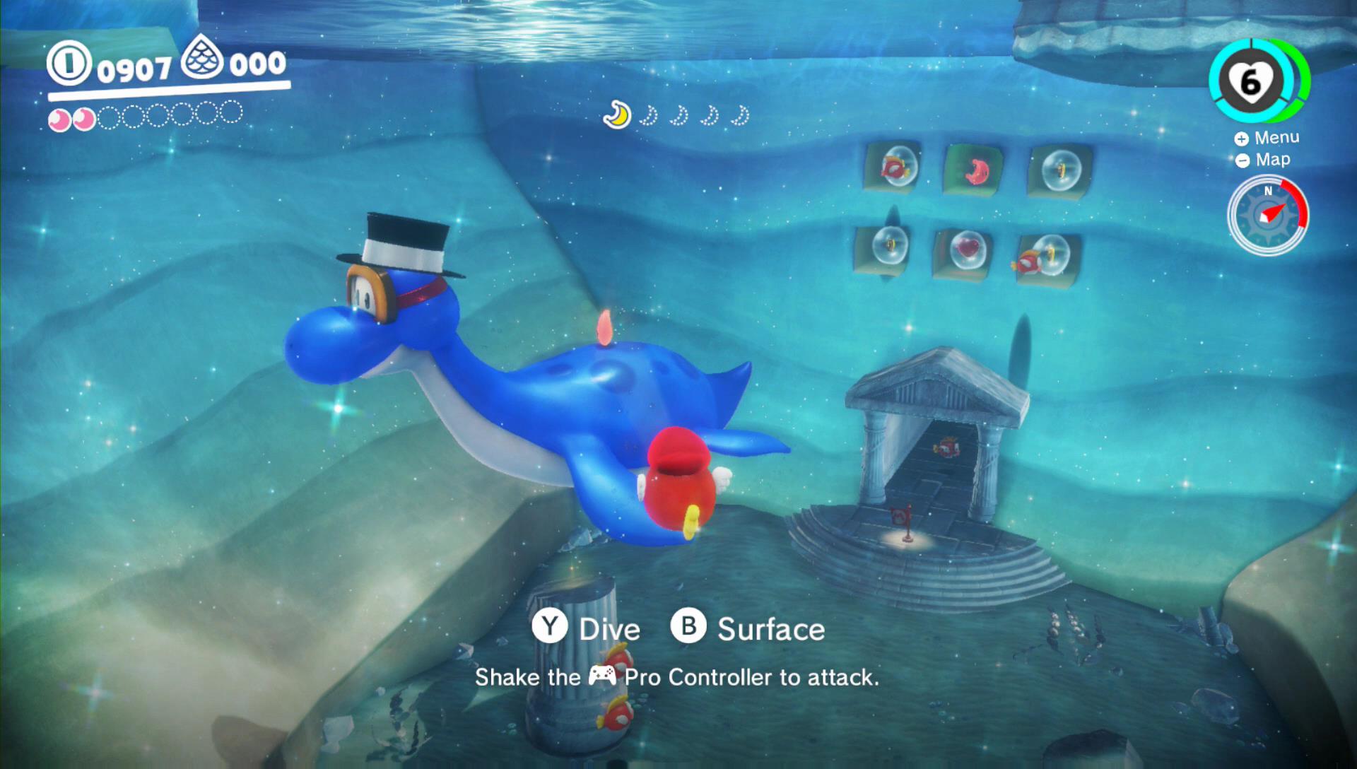 Super Mario Odyssey Power Moon Locations Lake Kingdom 1 25 7315