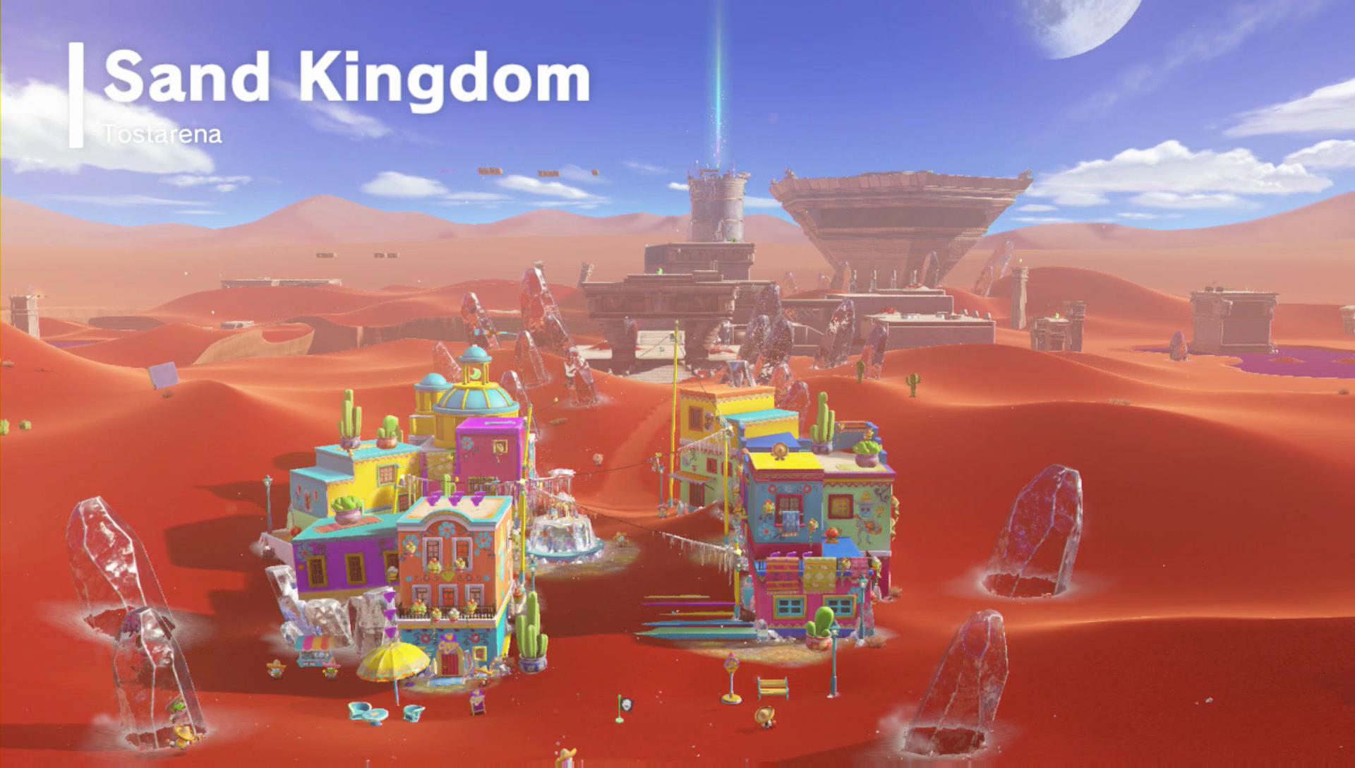 Super Mario Odyssey - Sand Kingdom ALL 89 POWER MOON LOCATIONS! [100%  Guide]