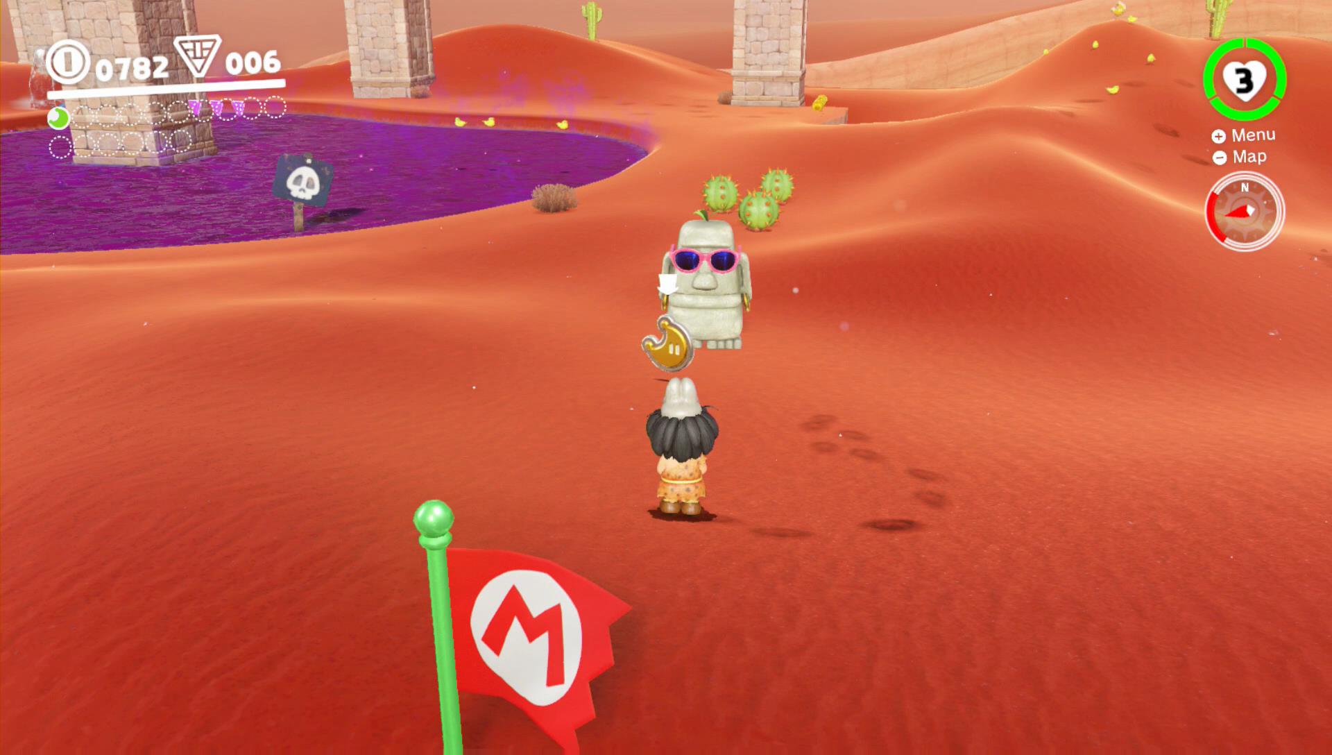 Sand Kingdom Power Moon 36 - Among the Five Cactuses - Super Mario Odyssey  Guide - IGN