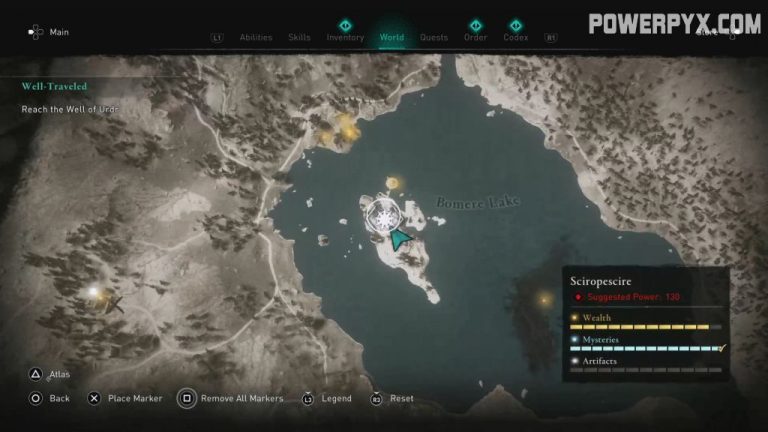 Assassin's Creed Valhalla Sciropescire Artifact Locations