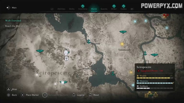 Assassin's Creed Valhalla Sciropescire Artifact Locations