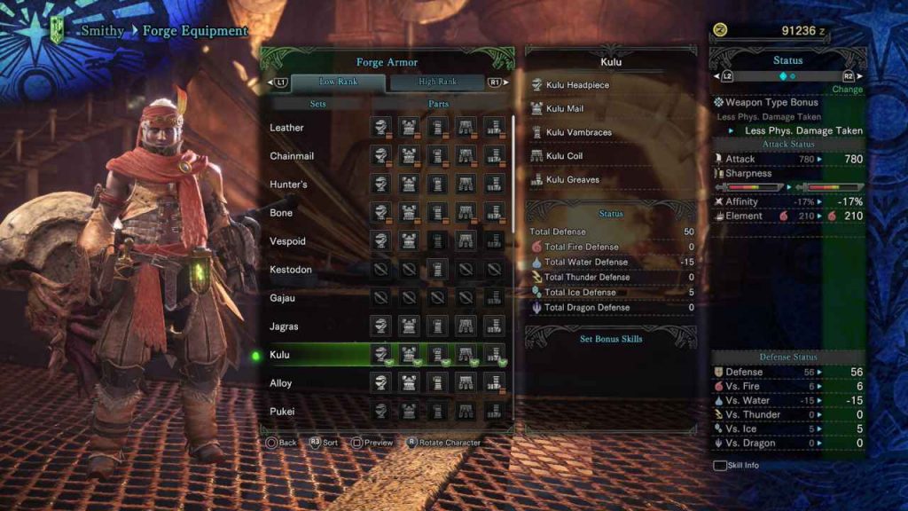 monster hunter world all armor sets male