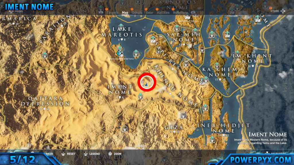 Creed Origins All Stone Circle Locations (Bayek's Promise Side Quest