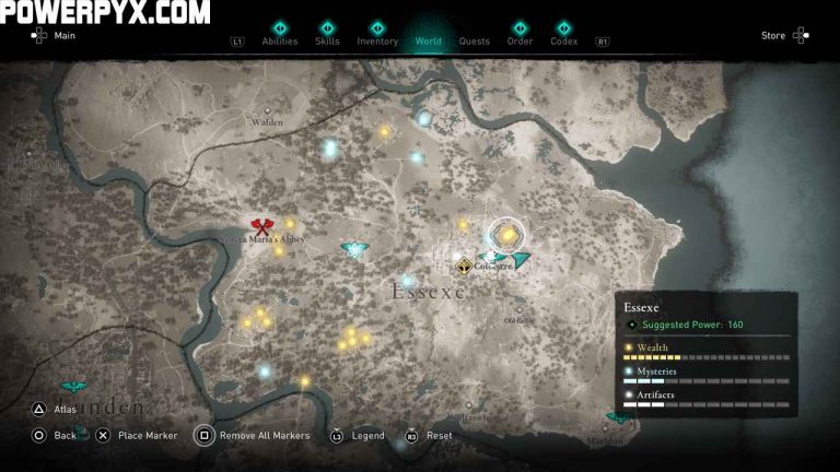 Assassin's Creed Valhalla Essexe All Wealth Locations