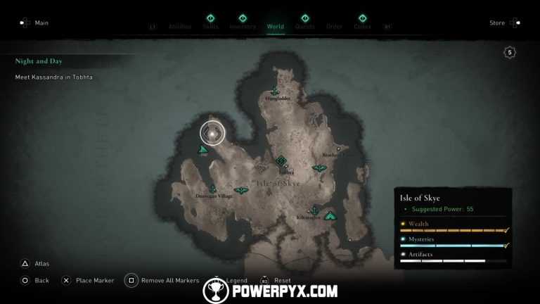 Assassin's Creed Valhalla Isle of Skye Artifact Locations