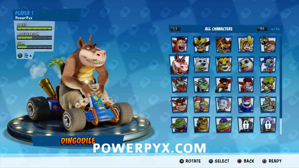 Crash Team Racing All Characters Switch)