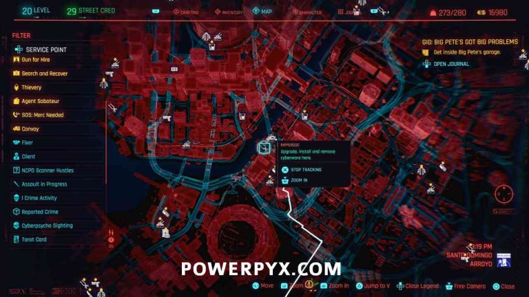 Cyberpunk 2077 All Ripperdoc Locations   Cyberpunk 2077 Ripperdoc Location 10 768x432 