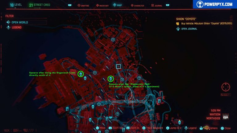 Cyberpunk 2077 All NCPD Scanner Hustles Locations