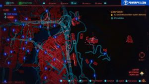 Cyberpunk 2077 All Fast Travel Dataterms Locations