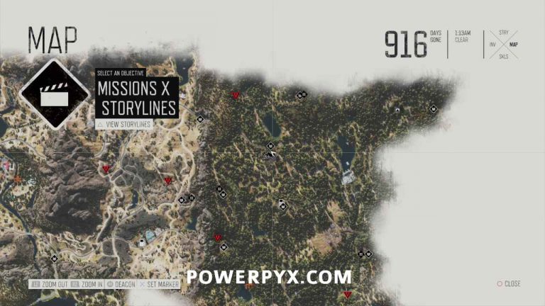 Days Gone All Nero Intel Locations