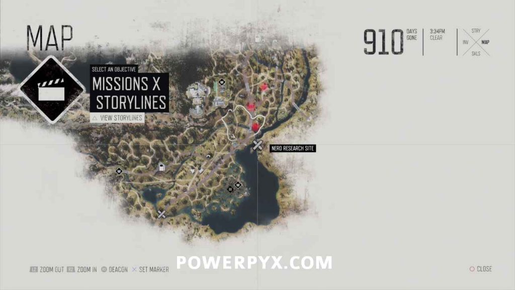 Days Gone All Nero Intel Locations