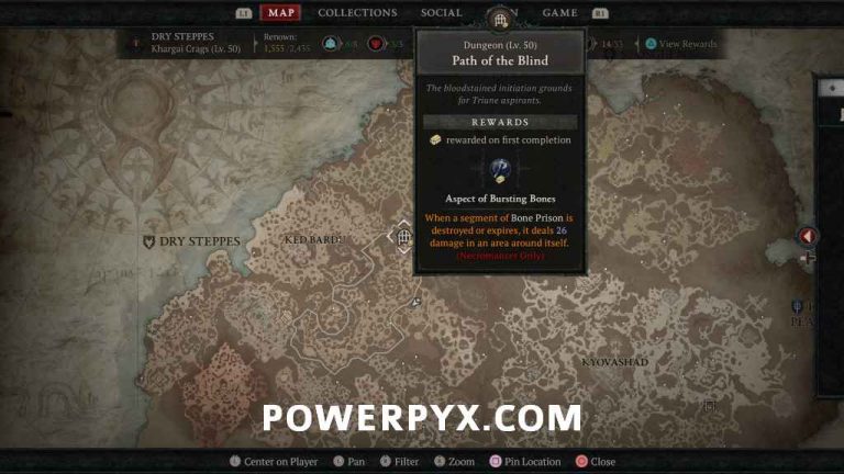 Diablo 4 Dry Steppes All Side Dungeon Locations