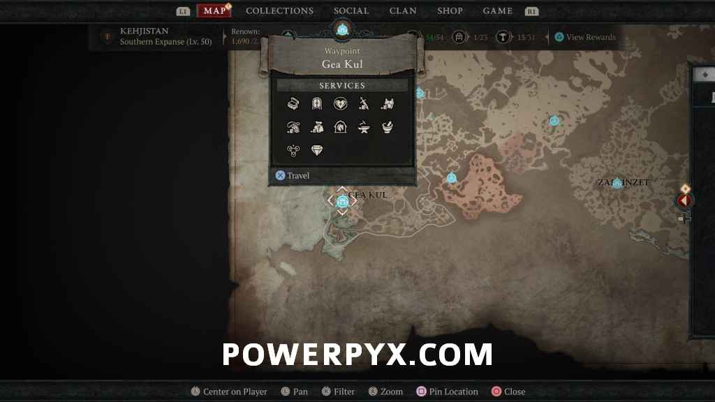 Diablo 4 Kehjistan All Waypoint Locations