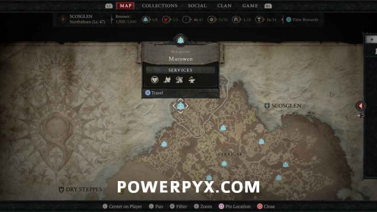 Diablo 4 Scosglen All Waypoint Locations