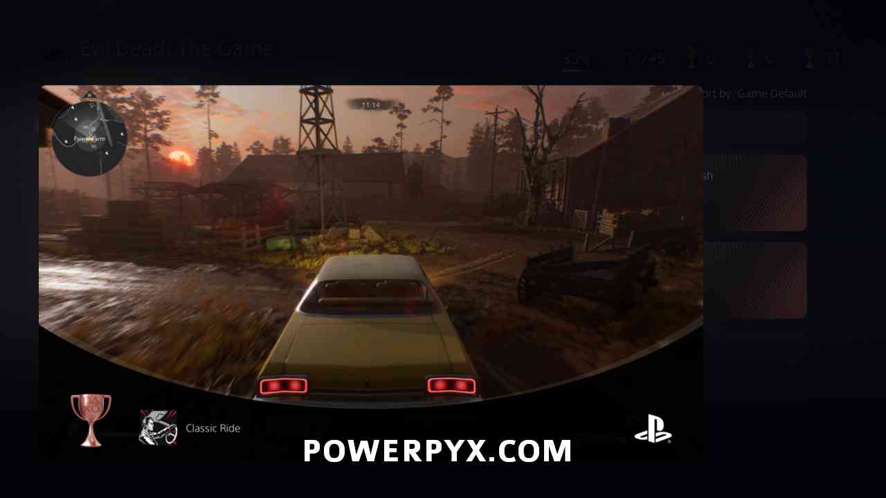 Evil Dead The Game- Classic Ride/Im Driving Here Trophy