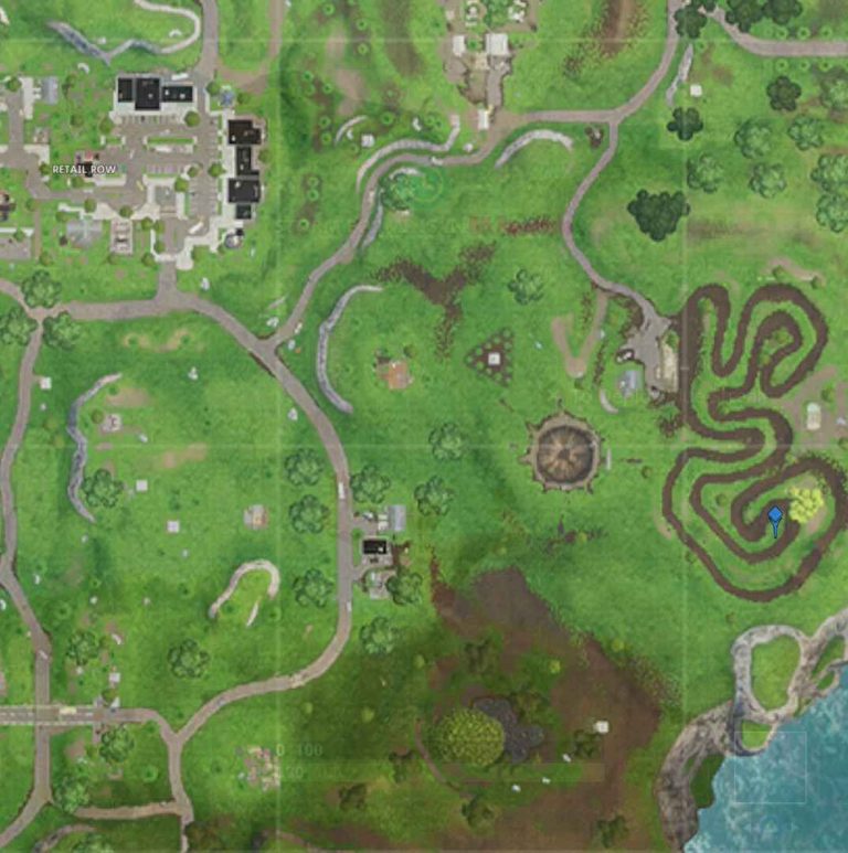 Fortnite 'Follow the Treasure Map found in Salty Springs' Challenge