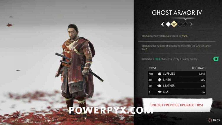 Ghost Of Tsushima All Armor Set Locations Outfits Showcase   Ghost Of Tsushima Ghost Armor 768x432 