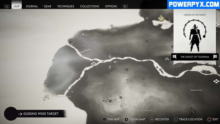 ghost of tsushima records map