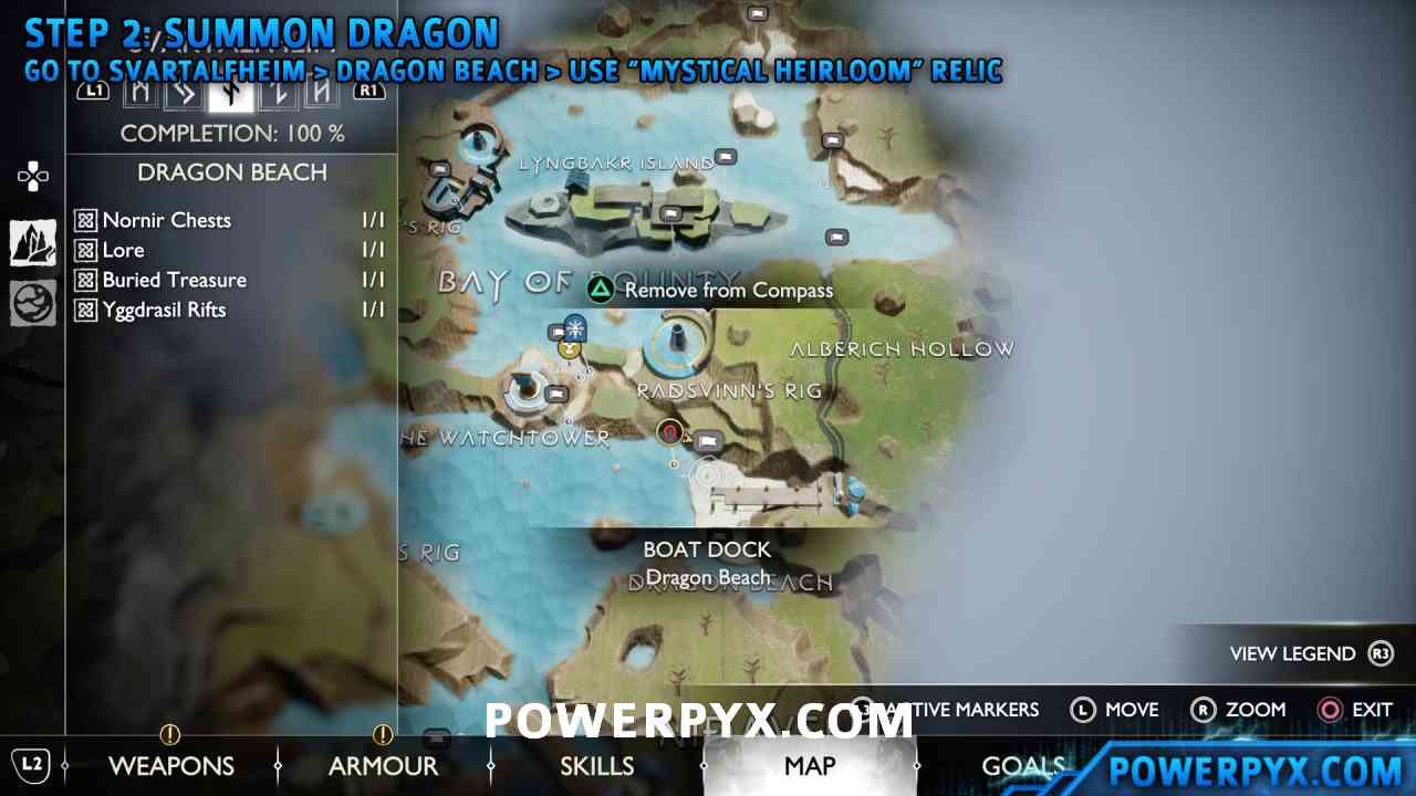God of War Dragon Locations