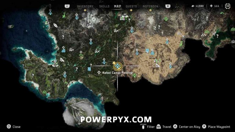 Horizon Forbidden West All Rebel Camp Locations