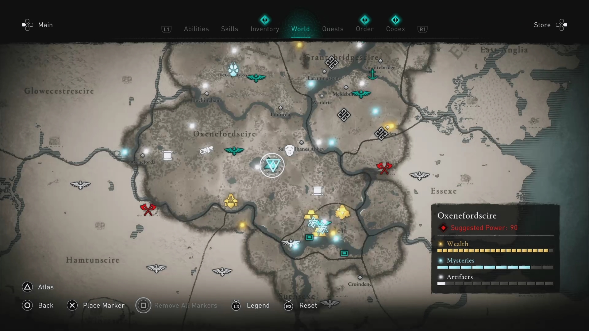 Assassin's Creed Valhalla interactive map to get the position of all items  - Millenium