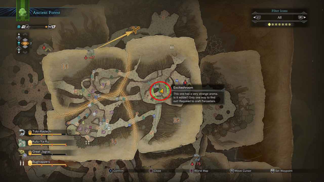 Monster Hunter World: Mosswine Hide Location