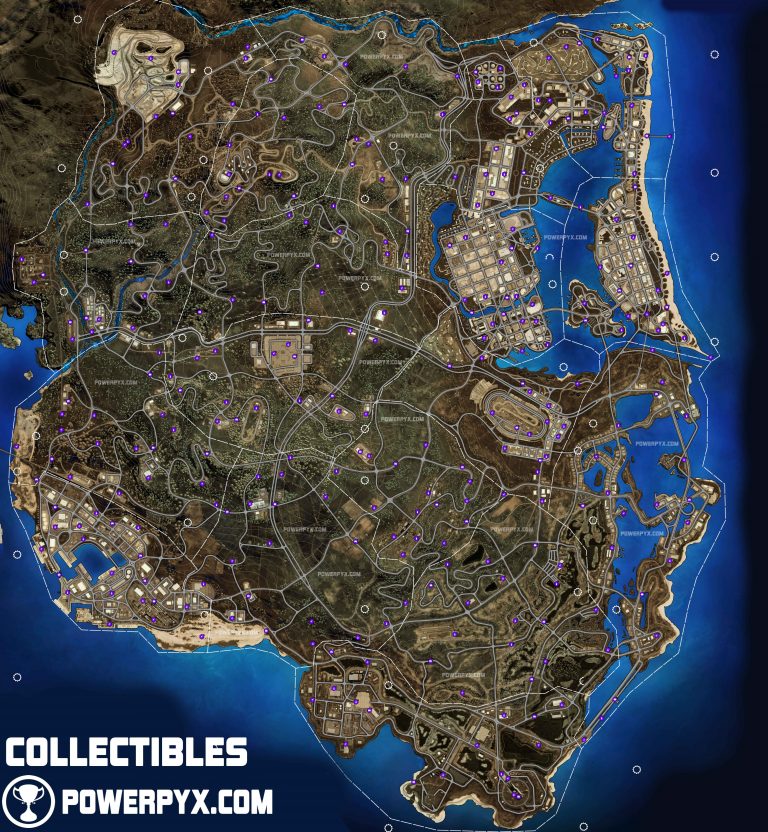 Need for Speed Heat Collectible & Activity Locations Map