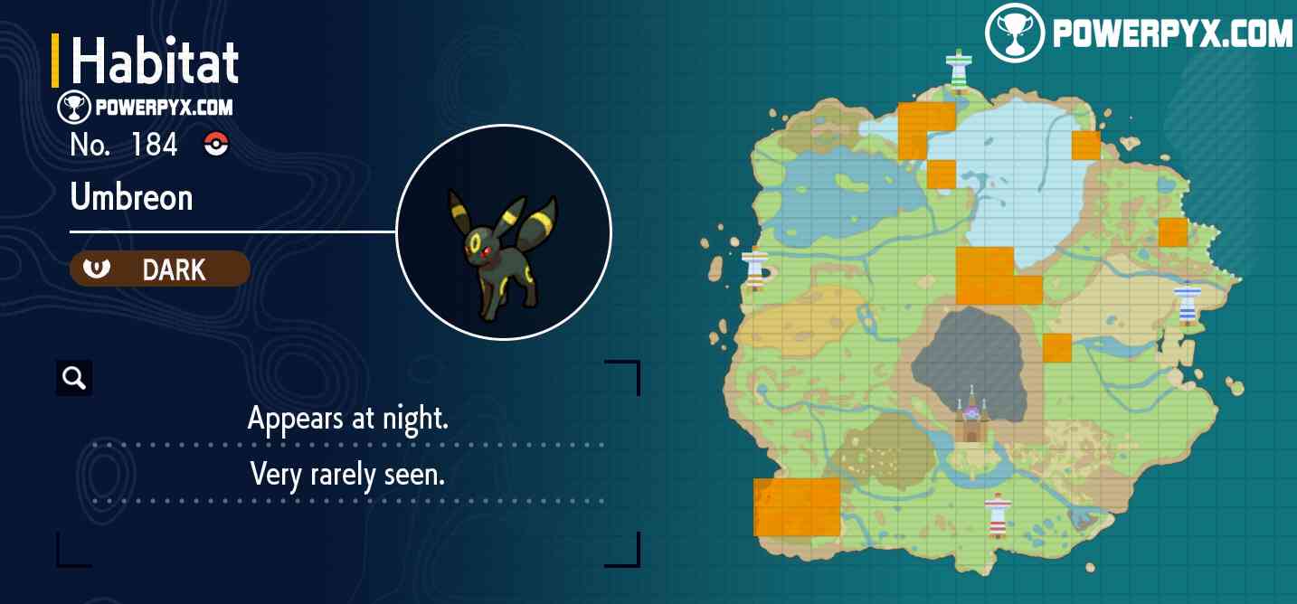 Umbreon - Evolutions, Location, and Learnset