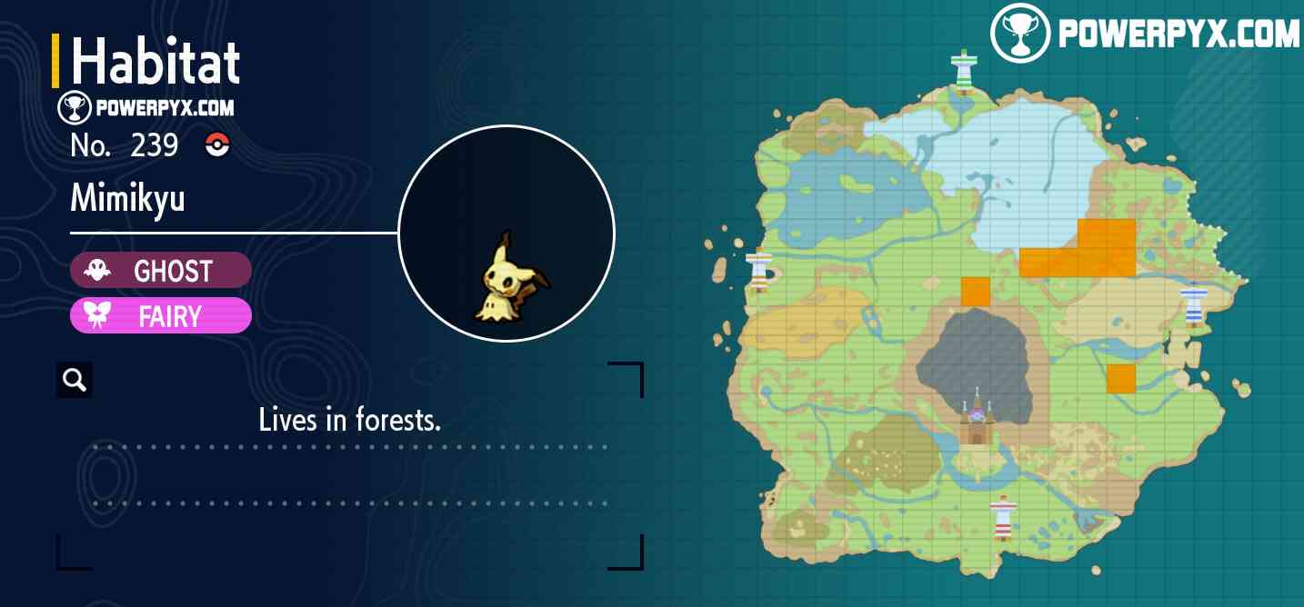 Where to catch Mimikyu  Mimikyu locations in Pokémon Scarlet and