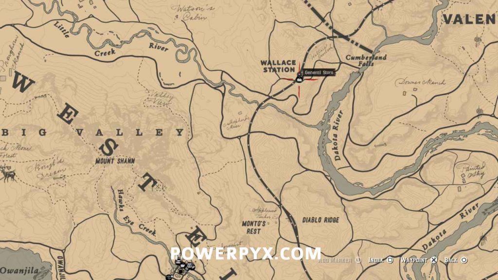 Red Dead Redemption 2 General Store Locations