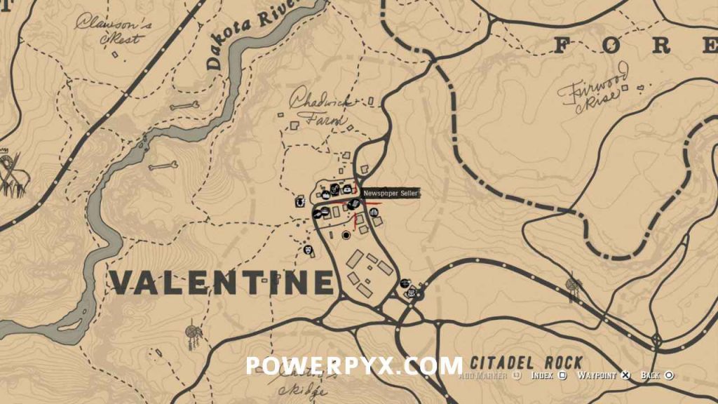 Red Dead Redemption 2 Newspaper Seller Locations