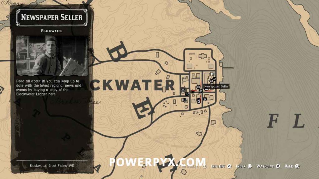 Red Dead Redemption 2 Newspaper Seller Locations