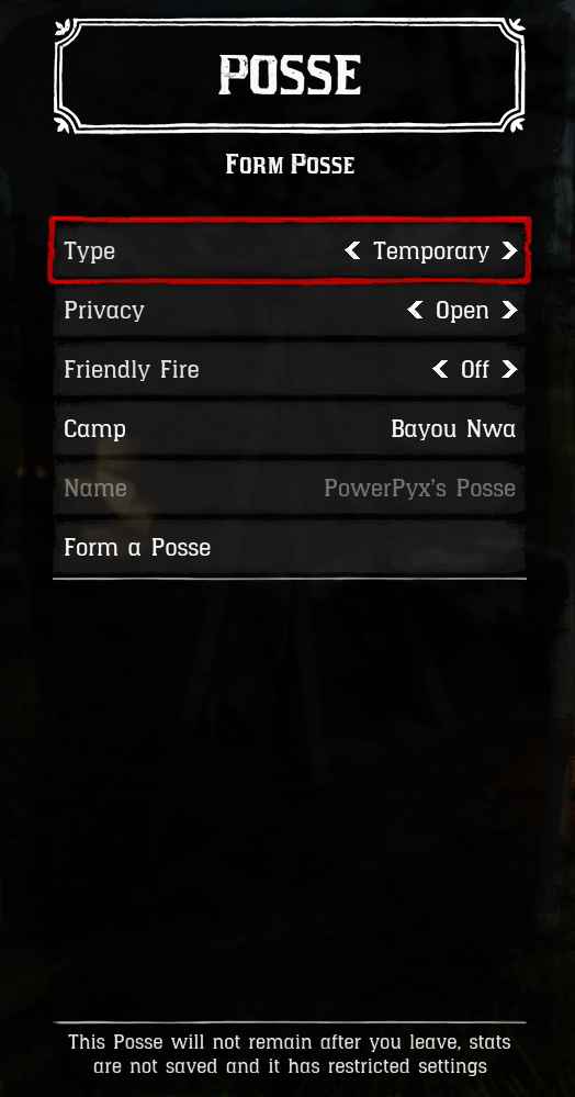 Red Dead Online Posses explained - how to make a Posse and join