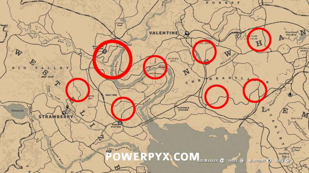 Red Dead Redemption 2 Treasure Map Locations Solutions   Red Dead Redemption 2 Random Treasure Hunter Search Area 1024x576 