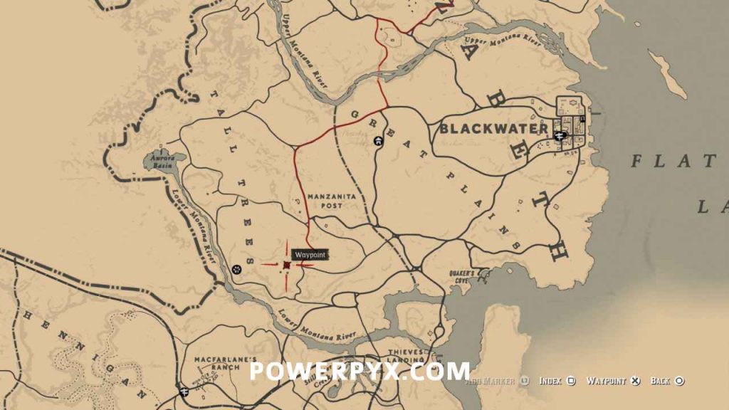 Red Dead Redemption 2 All Shack Locations