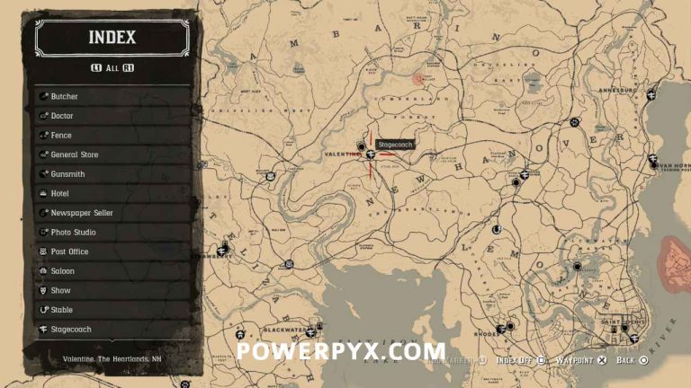 Red Dead Redemption 2 Stagecoach Fast Travel Locations