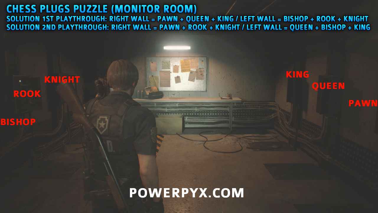 Resident Evil 2 Claire walkthrough: Sewers – Find the Plugs, solve the  chess puzzle, G (Stage 2) - Polygon